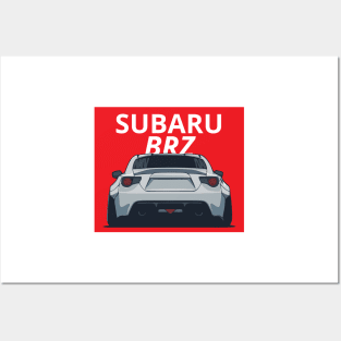 Subaru BRZ Posters and Art